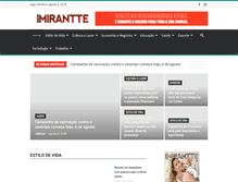 Tablet Screenshot of miranttemagazine.com.br